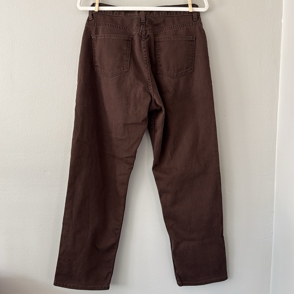 L.L. Bean Vintage Brown Denim High Waisted Jeans - Picture 4 of 5